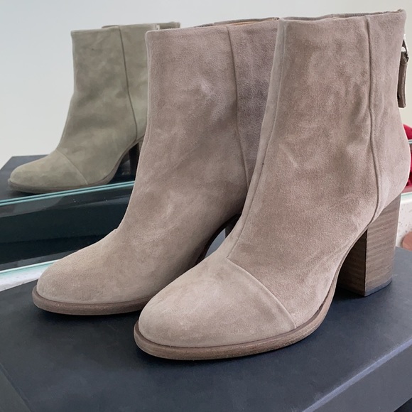 rag & bone Ashby Suede Ankle Boot 38 in Stone - Picture 2 of 6